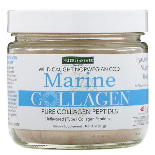 Nature's Answer, Marine Collagen, Wild Caught Norwegian Cod, Unflavored, 3 oz (88 g) Review