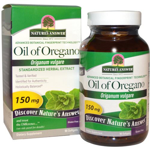 Nature's Answer, Oil of Oregano, Origanum Vulgare, 150 mg, 90 Softgels Review