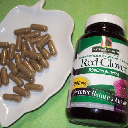 Nature's Answer Red Clover - Rödklöver, Homeopati, Örter