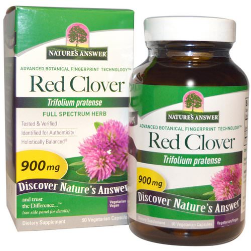 Nature's Answer, Red Clover, 900 mg, 90 Vegetarian Capsules Review