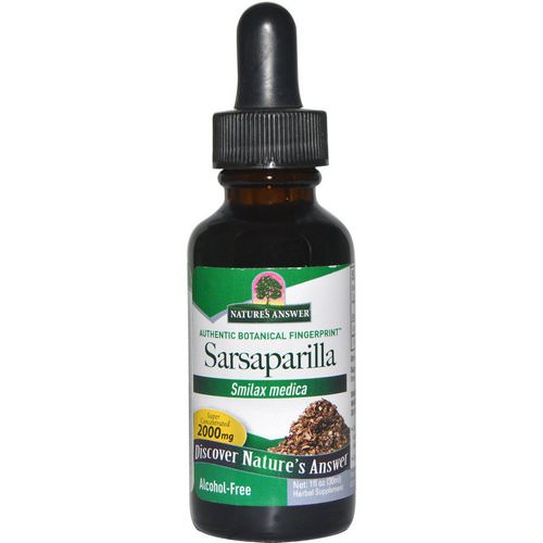 Nature's Answer, Sarsaparilla, Alcohol-Free, 2000 mg, 1 fl oz (30 ml) Review