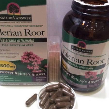 Nature's Answer Valerian - Valerian, Homeopati, Örter