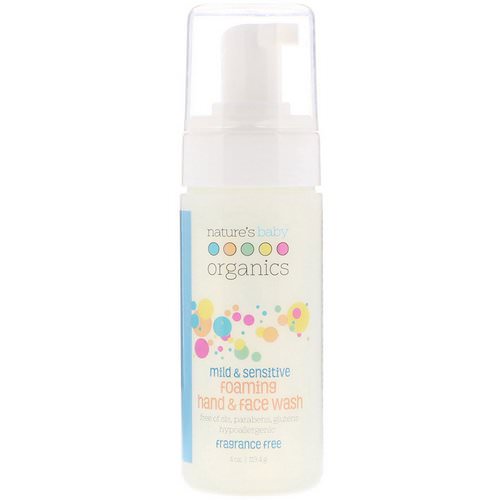 Nature's Baby Organics, Mild & Sensitive, Foaming Hand & Face Wash, Fragrance Free, 4 oz (113.4 g) Review