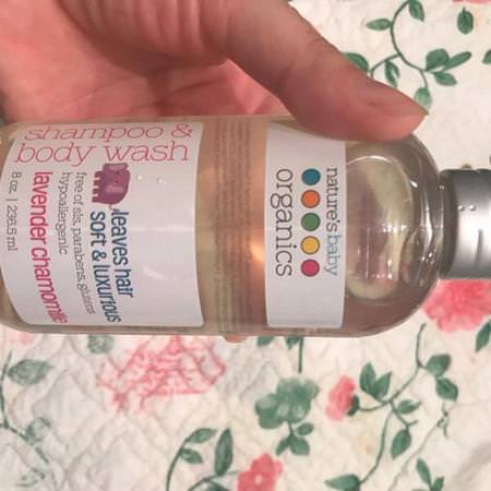 Nature's Baby Organics, Shampoo & Body Wash, Lavender Chamomile, 16 oz (473.2 ml)