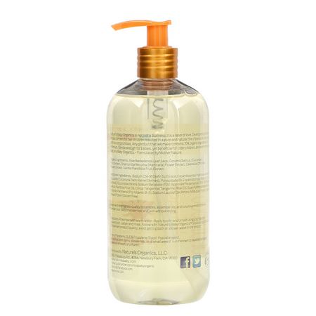 Shower Gel, Baby Body Wash, Body Wash, Allt-I-Ett-Babyschampo: Nature's Baby Organics, Shampoo & Body Wash, Vanilla Tangerine, 16 oz (473.2 ml)