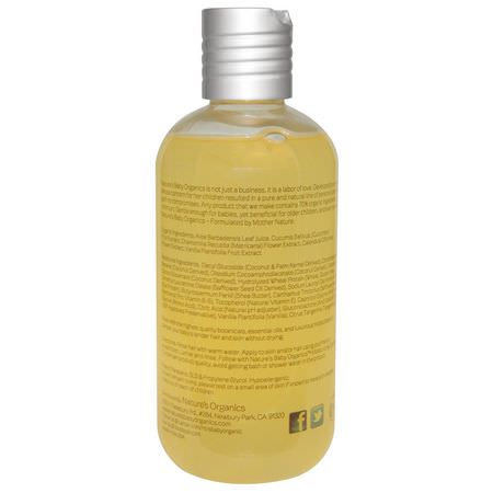 Shower Gel, Baby Body Wash, Body Wash, Allt-I-Ett-Babyschampo: Nature's Baby Organics, Shampoo & Body Wash, Vanilla Tangerine, 8 oz (236.5 ml)