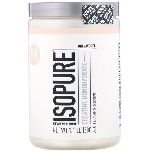 Nature's Best, IsoPure, Creatine Monohydrate, Unflavored, 1.1 lb (500 g) Review
