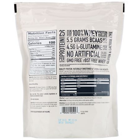 Vassleprotein, Idrottsnäring: Nature's Best, IsoPure, Low Carb Protein Powder, Banana, 1 lb (454 g)