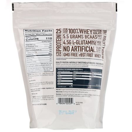 Vassleprotein, Idrottsnäring: Nature's Best, IsoPure, Low Carb Protein Powder, Dark Chocolate, 1 lb (454 g)
