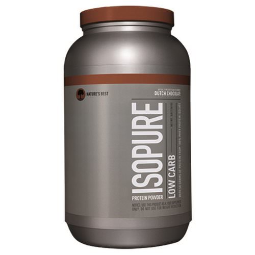 Nature's Best, IsoPure, Low Carb Protein Powder, Dutch Chocolate, 3 lb (1361 g) Review