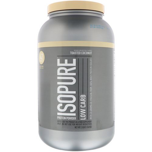 Nature's Best, IsoPure, Low Carb, Protein Powder, Toasted Coconut, 3 lb (1.36 kg) Review