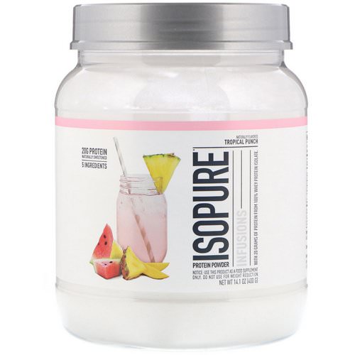 Nature's Best, IsoPure, Protein Powder Infusions, Tropical Punch, 14.1 oz (400 g) Review