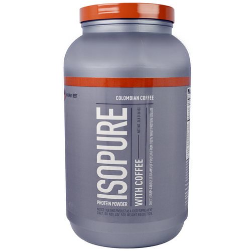 Nature's Best, IsoPure, Protein Powder with Coffee, Colombian Coffee, 3 lb (1361 g) Review