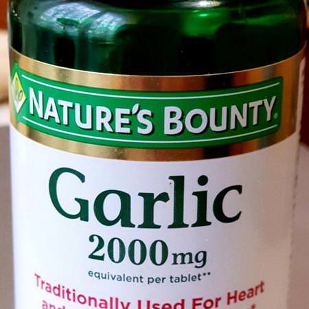 Nature's Bounty Vitlök, Homeopati, Örter