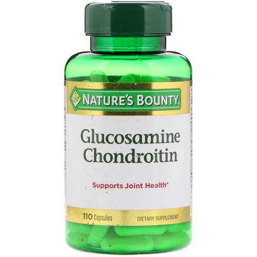Nature's Bounty, Glucosamine Chondroitin, 110 Capsules Review