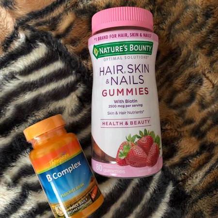 Nature's Bounty Hair Skin Nails Formulas Heat Sensitive Products - Naglar, Hud, Hår, Kosttillskott