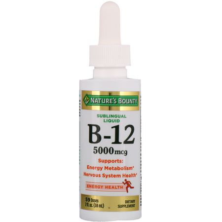 Nature's Bounty B12 - B12, Vitamin B, Vitaminer, Kosttillskott