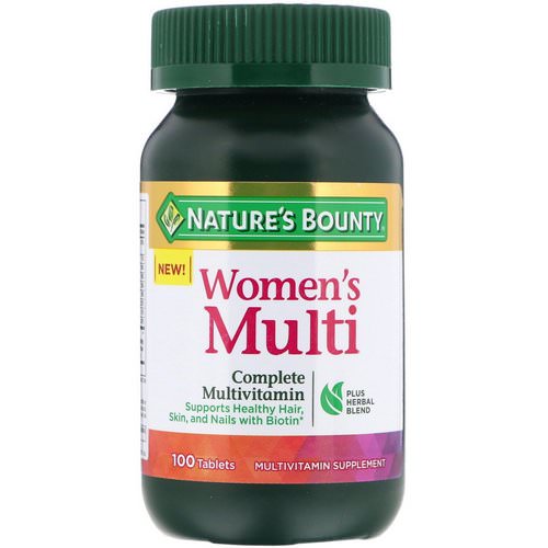 Nature's Bounty, Women's Multi, Complete Multivitamin, 100 Tablets Review