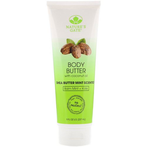 Nature's Gate, Body Butter, Shea Butter Mint Scented, 8 fl oz (237 ml) Review