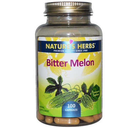 Nature's Herbs, Bitter Melon, 100 Capsules Review