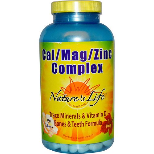 Nature's Life, Cal / Mag / Zinc Complex, 250 Tablets Review