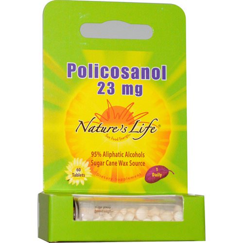 Nature's Life, Policosanol, 23 mg, 60 Tablets Review