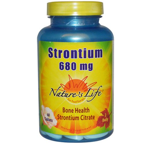Nature's Life, Strontium, 680 mg, 60 Tablets Review