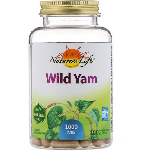 Nature's Life, Wild Yam, 1000 mg, 100 Vegetarian Capsules Review