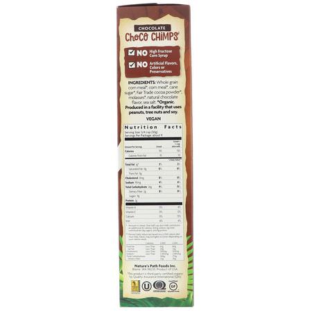 Kalla Spannmål, Frukost: Nature's Path, EnviroKidz, Organic Chocolate Choco Chimps, 10 oz (284 g)