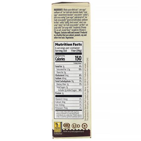 Granola Barer: Nature's Path, Love Crunch, Premium Organic Granola Bars, Dark Chocolate Macaroon, 6 Bars, 1.06 oz (30 g) Each