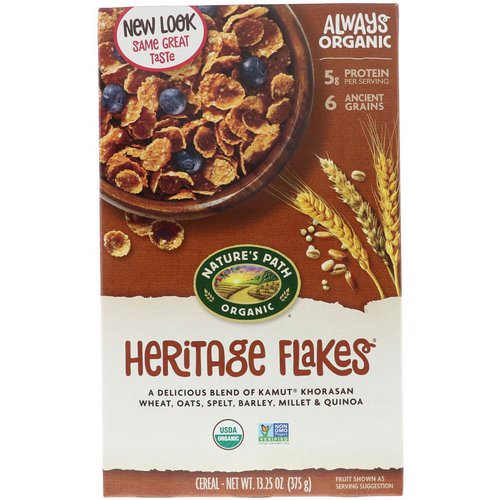 Nature's Path, Organic Heritage Flakes Cereal, 13.25 oz (375 g) Review