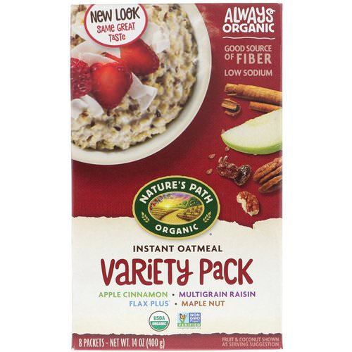 Nature's Path, Organic Instant Oatmeal, Variety Pack, 8 Packets, 14 oz (400 g) Review