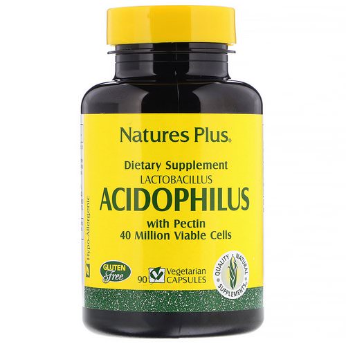 Nature's Plus, Acidophilus, Lactobacillus, 90 Vegetarian Capsules Review