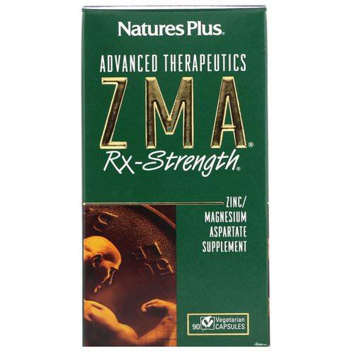 Nature's Plus, Advanced Therapeutics, ZMA Rx-Strength, 90 Vegetarian Capsules Review