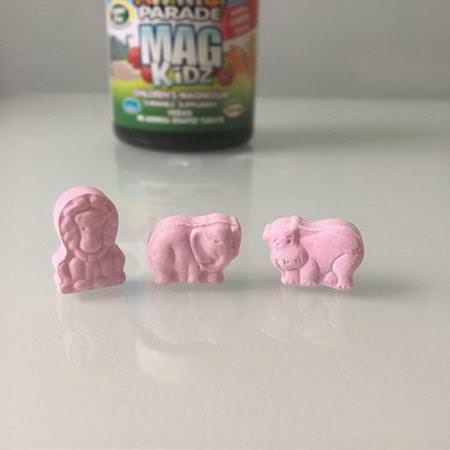 Nature's Plus, Animal Parade, MagKidz, Children's Magnesium, Natural Cherry Flavor, 90 Animal-Shaped Tablets