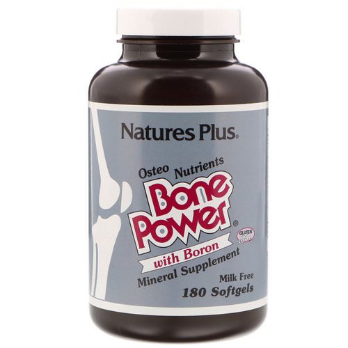 Nature's Plus, Bone Power, with Boron, 180 Softgels Review