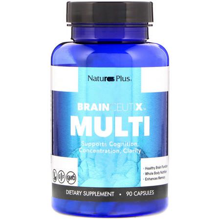 Nature's Plus Cognitive Memory Formulas Multivitamins - Multivitaminer, Minne, Kognitiv, Kosttillskott