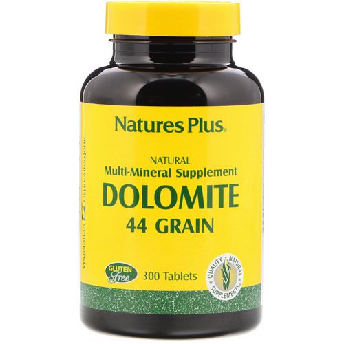 Nature's Plus, Dolomite, 44 Grain, 300 Tablets Review