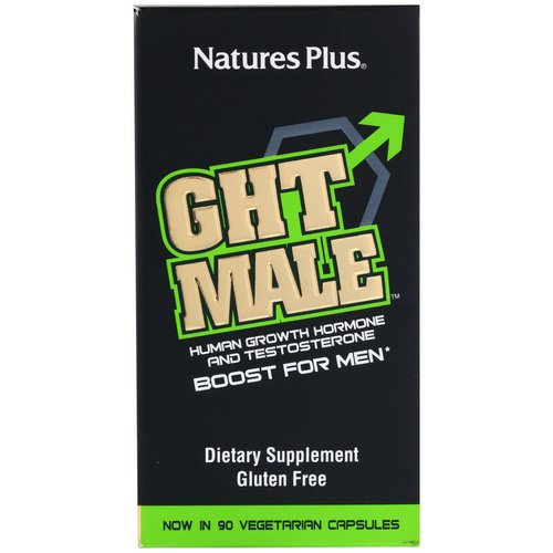 Nature's Plus, GHT Male, Human Growth Hormone And Testosterone Boost For Men, 90 Vegetarian Capsules Review