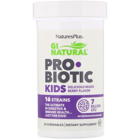 Nature's Plus Children's Probiotics - Probiotika För Barn, Hälsa, Barn, Baby