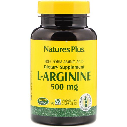 Nature's Plus, L-Arginine, 500 mg, 90 Vegetarian Capsules Review