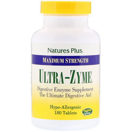 Nature's Plus, Maximum Strength Ultra-Zyme, 180 Tablets Review