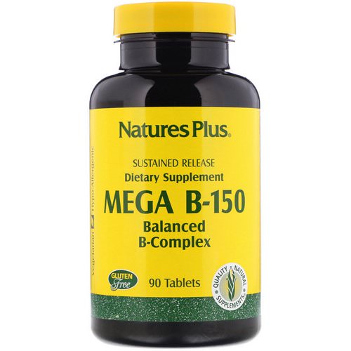 Nature's Plus, Mega B-150, Balanced B-Complex, 90 Tablets Review