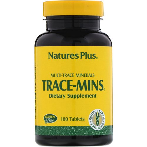 Nature's Plus, Trace-Mins, Multi-Trace Minerals, 180 Tablets Review