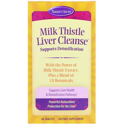 Nature's Secret, Milk Thistle Liver Cleanse, 60 Tablets Review
