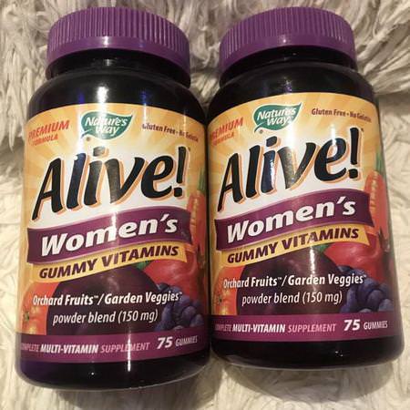 Nature's Way, Alive! Women's Vitamins, 75 Gummies