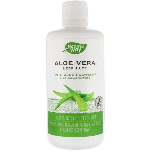 Nature's Way, Aloe Vera, Leaf Juice, 33.8 fl oz (1 Liter) Review