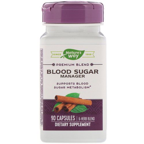Nature's Way, Blood Sugar Manager, 90 Capsules Review