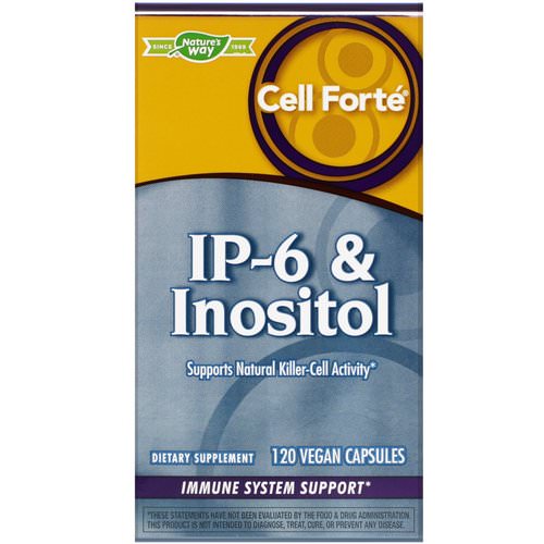 Nature's Way, Cell Forte, IP-6 & Inositol, 120 Vegan Capsules Review