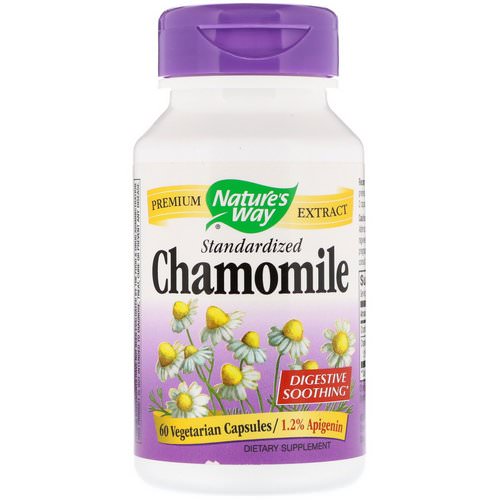 Nature's Way, Chamomile, Standardized, 60 Vegetarian Capsules Review